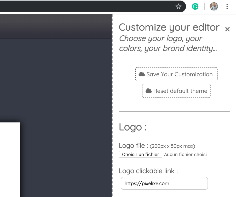 Plugin image editor
