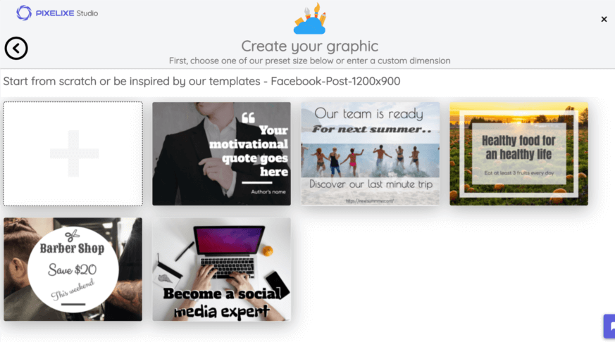Facebook post templates
