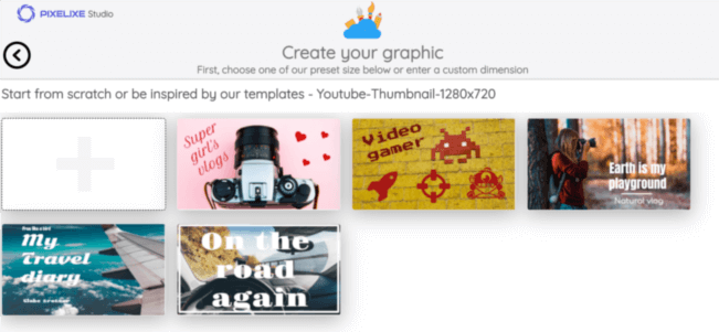 Youtube thumbnail templates